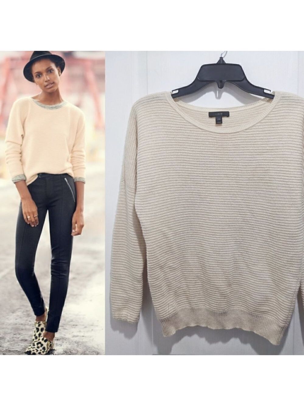 J. Crew | Rib-stitch dolman sweater